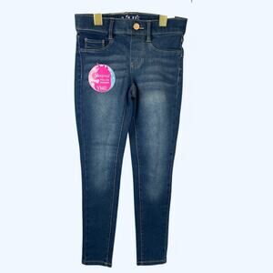 YMI Girl's Pull On Stretchy Denim Medium Wash Blue Jeans NWT Size 7